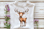 mystical forest animal clipart, an Illustration by CraftArtStudio (Thumbnail 3 of 6)