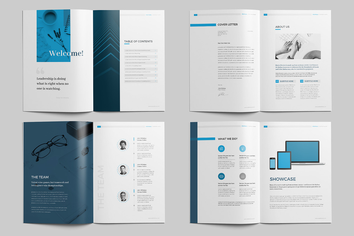 Proposal Bundle, a Brochure Template by BrochuresFactory (Photo 4 of 17)