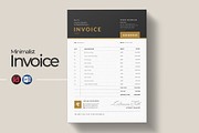 Business Invoice Template | Word, a Stationery Template by HiveArts (Thumbnail 1 of 2)