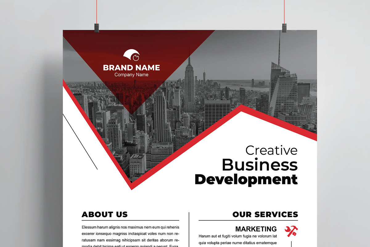 Corporate Flyer Layout preview 2