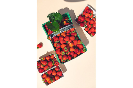 Macro of Fresh strawberries, a Food & Drink Photo by MAnuta