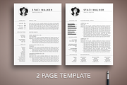 Professional Resume Template 3 Page, a Resume Template by The Creative Resume (Thumbnail 2 of 8)