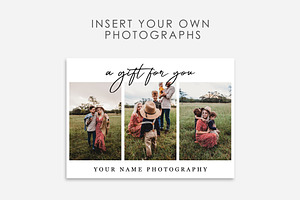 Photography Gift Certificate