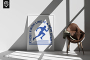Motivational Runner Fitness T-shirt, a Sport Illustration by shaondesigns (Thumbnail 4 of 5)