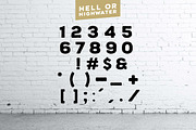 Hell or Highwater - Sans Serif Font, a Sans Serif Font by RyanBowlesDesign (Thumbnail 6 of 6)