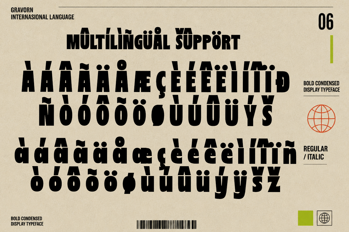 GRAVORN – Bold Display Typeface, a Sans Serif Font by Muksal Creative (Photo 10 of 10)