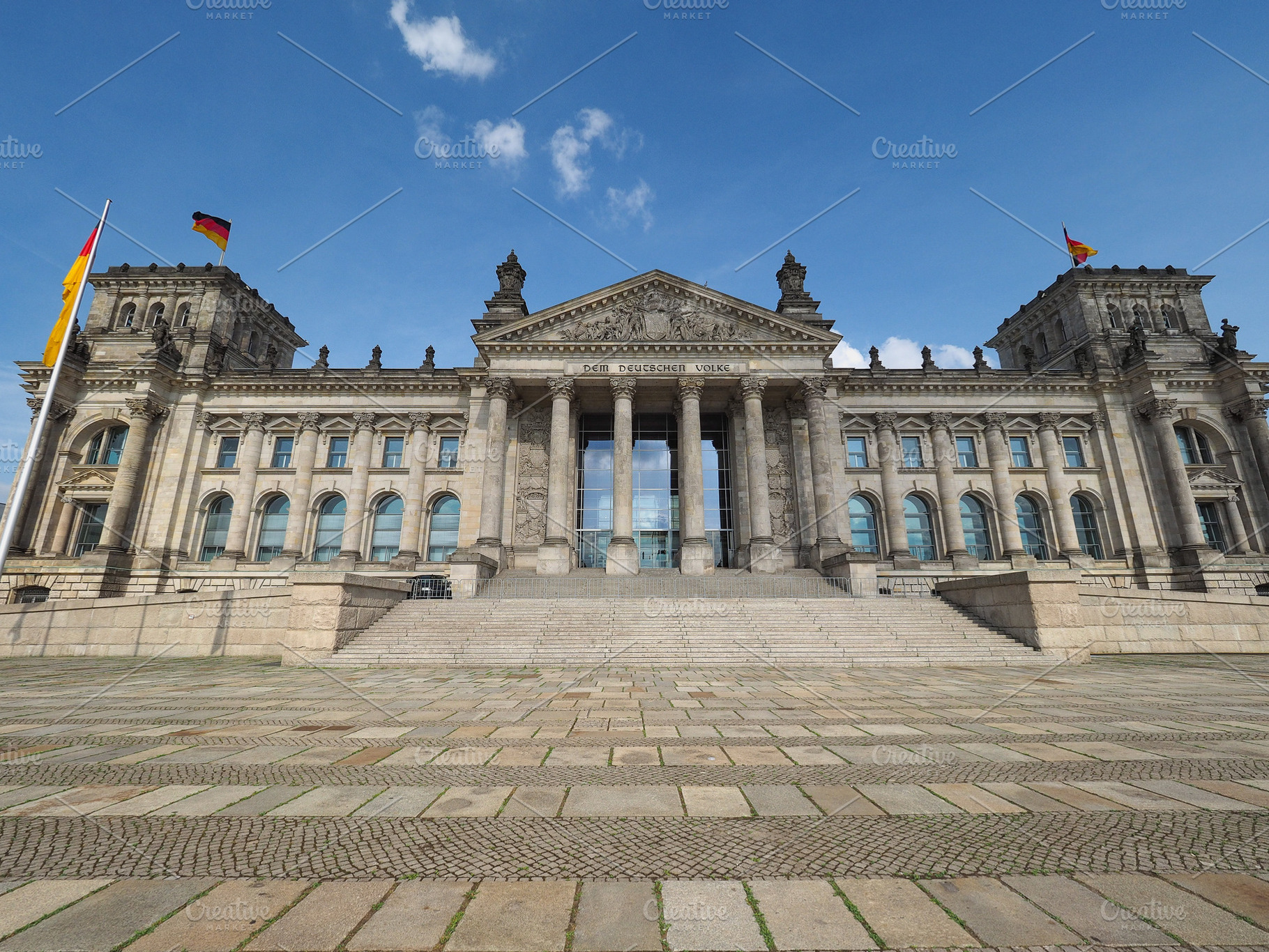 Reichstag in Berlin, a Photo by WorldOfPhotos