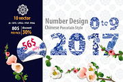 Number 0-9 Design in Chinese Style, a Symbol Font by PonDeArt (Thumbnail 1 of 11)