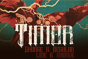 Timor - Vintage Style Font