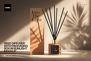 Reed Diffuser with Box Mockup, a Packaging Mockup by creatsy5 (Thumbnail 1 of 6)
