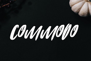 COMMODO FONT, a Script Font by Mariyana