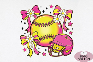 Game Day Softball Png, an Illustration by Daily.Designs