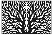 Nature Pattern Silhouette Files, an Illustration by hafijul (Thumbnail 5 of 9)