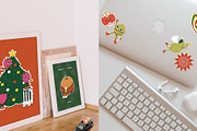 Winter Characters Illustration set, a Seasonal Illustration by marmarina (Thumbnail 8 of 12)