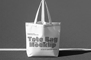Cotton Tote Bag Mockup, a Product Mockup by graphypix (Thumbnail 4 of 4)
