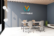 PSD Office Wall Logo Mockup, an Advertising Mockup by Ayy (Thumbnail 21 of 23)