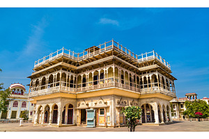 Mubarak mahal at city palace of jaipur rajastan india stock photo containing, an Architecture Photo by Leonid Andronov