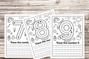 25 Number Tracing Worksheet For Kids, a Stationery Template by Graphicsnext (Thumbnail 3 of 4)