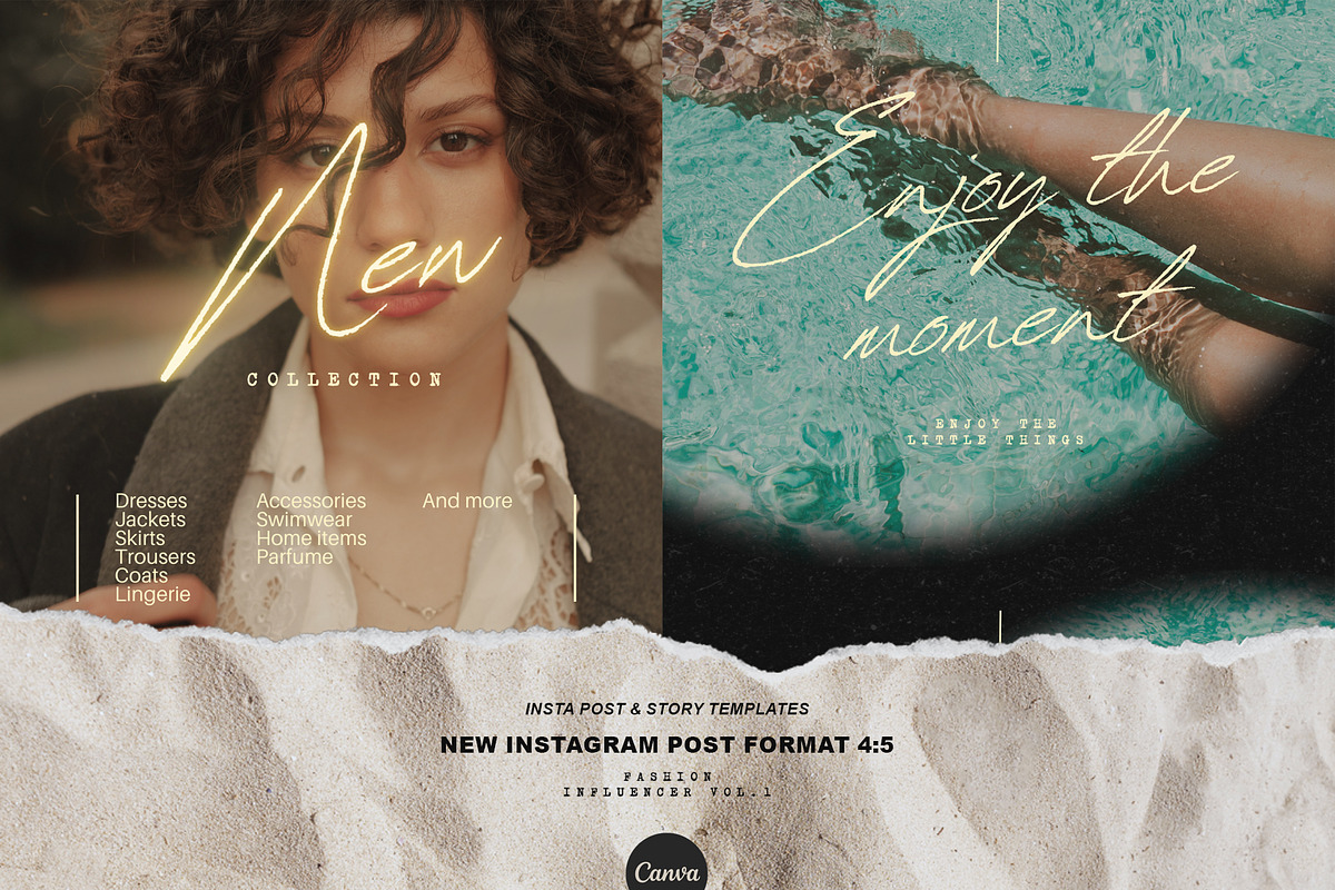 New Instagram Format Canva BUNDLE v1, a Social Media Template by CreativeFolks (Photo 7 of 11)