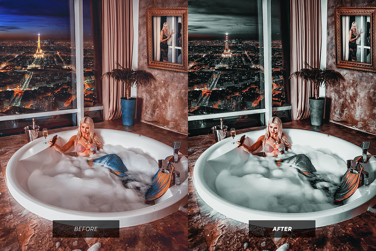 Luxury Black Lightroom Presets, an Action Add-On by Lavinsky Art Store (Photo 11 of 11)