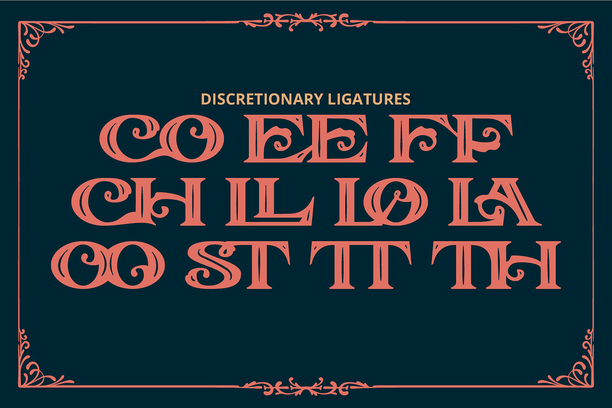Cholair, a Symbol Font by Vintage Division (Photo 13 of 15)