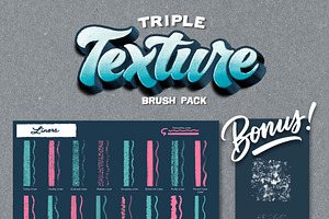 Triple Texture Brush Bundle