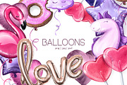 Balloons, an Illustration by YuliaBiser (Thumbnail 1 of 4)
