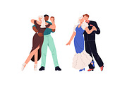 Couple dance set + promo posters, a Person Illustration by PaperTrident (Thumbnail 6 of 8)