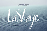 LaShaye Font, a Script Font by SophieSaxo (Thumbnail 1 of 9)