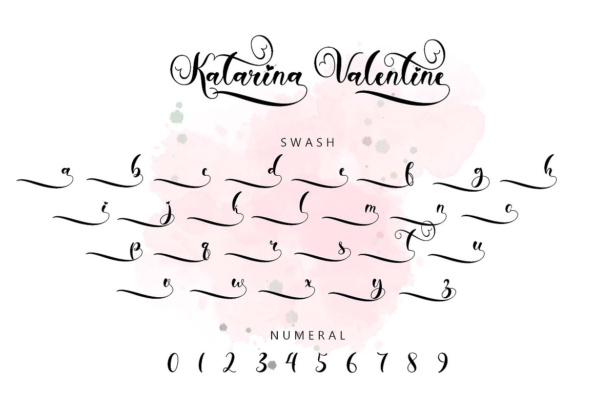 Katarina Valentine, a Handwritten Font by Yoga Letter (Photo 8 of 9)