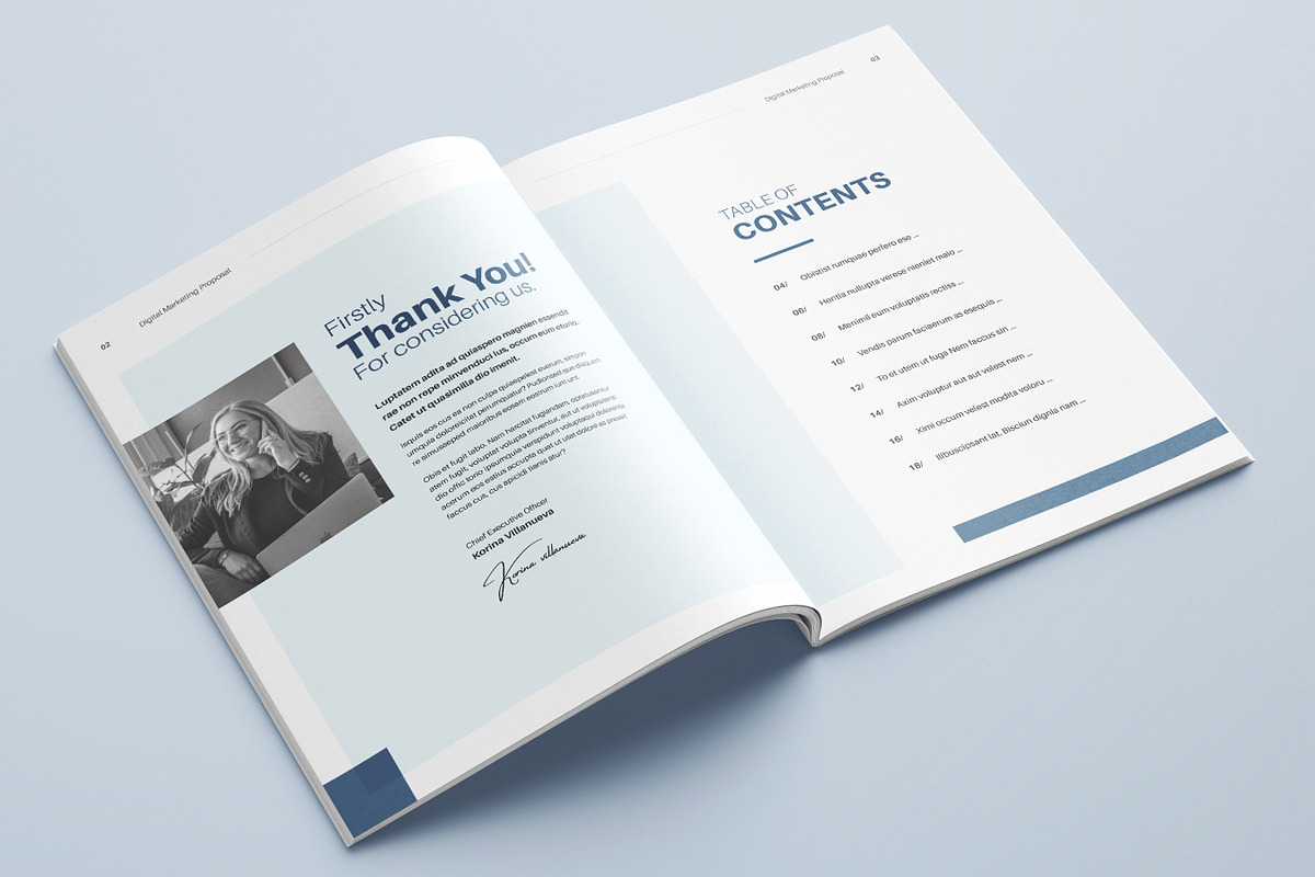 Digital Marketing Proposal, Canva preview 2