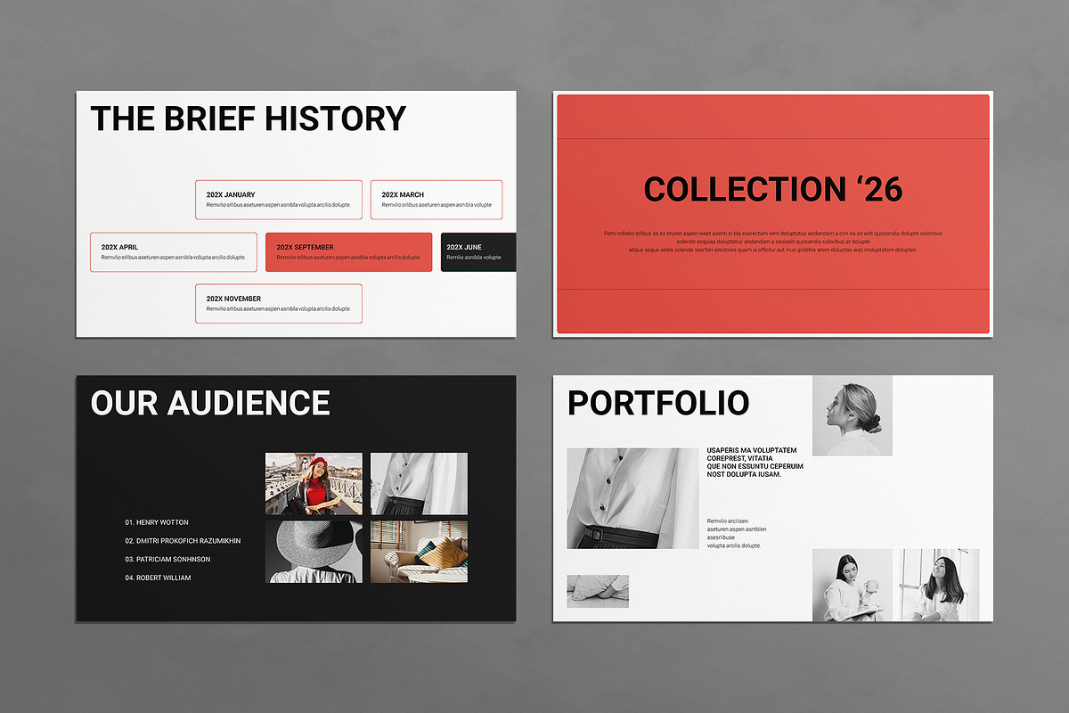 Creative Brief Presentation Template, a Presentation Template by E-Type