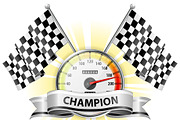 Racing Concepts with Flags, a Technology Illustration by TAlex (Thumbnail 3 of 6)