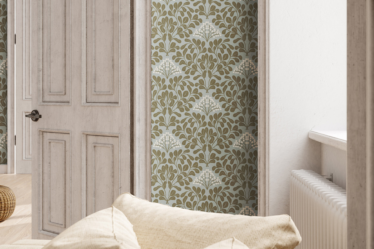 Berries Pattern, a Wallpaper Graphic by Bloomart Studio (Photo 2 of 7)