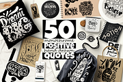 95% OFF 50 Positive Handdrawn Quotes, an Animal Illustration by barsrsind (Thumbnail 1 of 9)