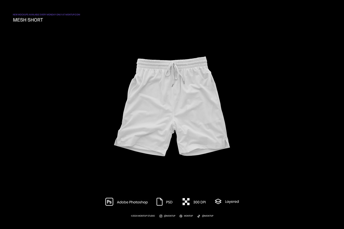 MOKITUP: Mesh Short Mockup, a Bottom Mockup by MOKITUP (Photo 3 of 4)