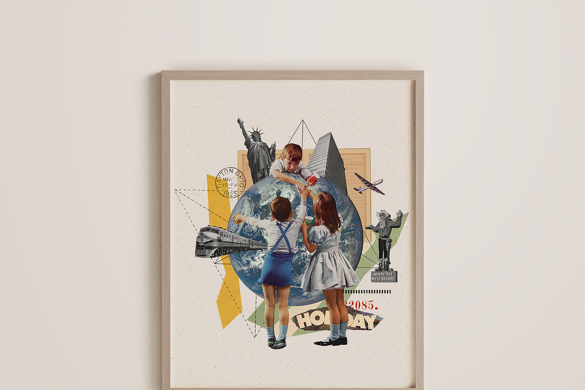 Vintage Collage Creator 1170+ Assets, an Object Graphic by Veris Studio (Photo 28 of 56)