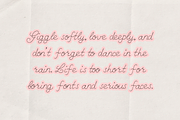 Golgen Vows Playful Wedding Script, a Script Font by Nonceni (Thumbnail 11 of 12)