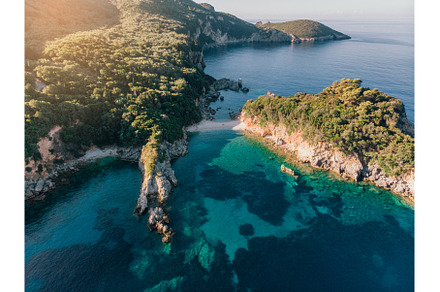 Aerial view of Corfu island., a Nature Photo by Maksym Zaitsev