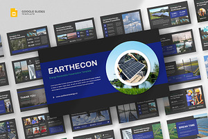 Renewable Energy Google Slides, a Presentation Template by fluffstudio