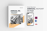 Annual Report | MS Word & Indesign, a Brochure Template by obayes (Thumbnail 1 of 17)