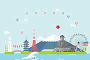 Landmarks Travel and Journey Vector, an Illustration by Noree (Thumbnail 6 of 6)