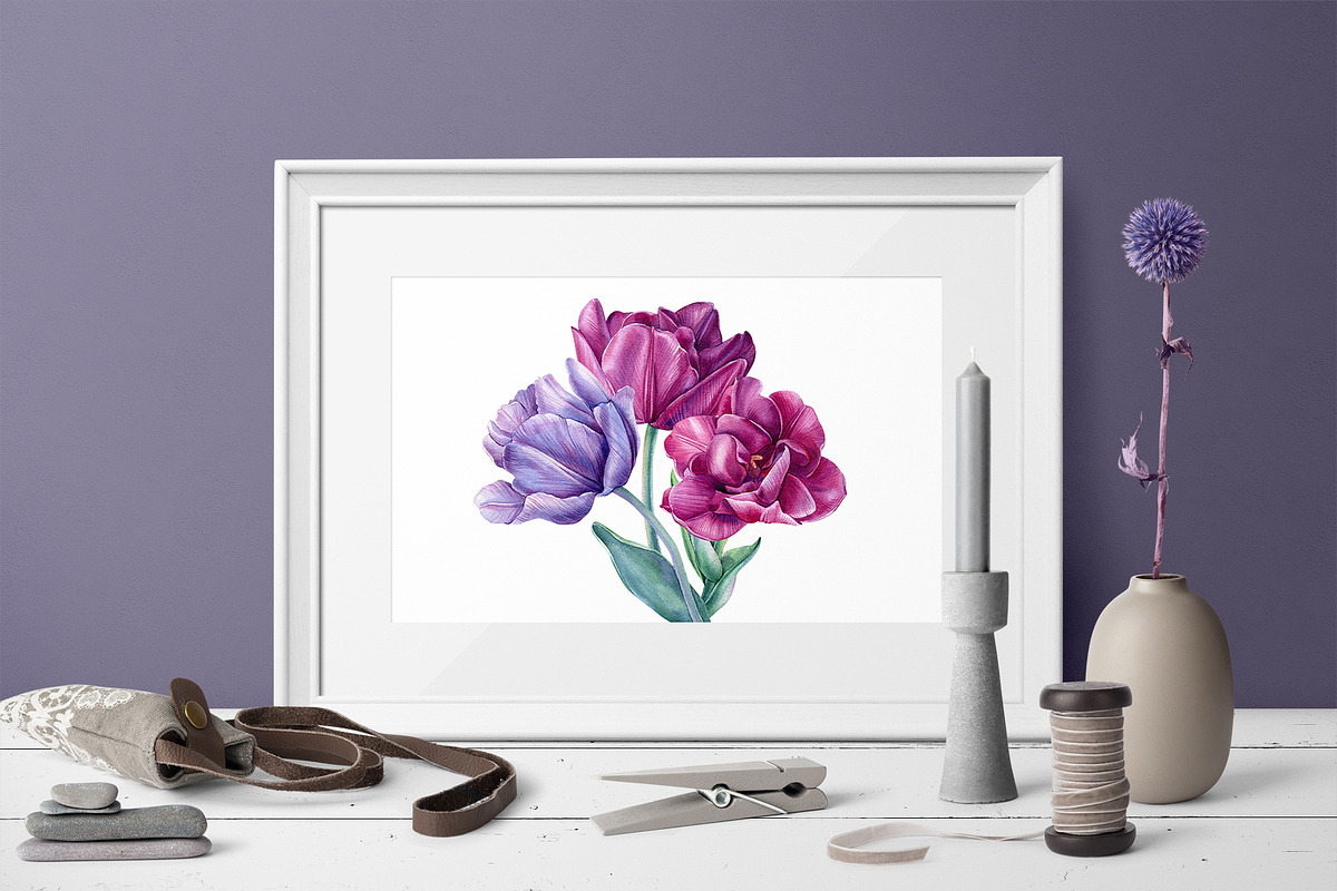 Floral painting spring bouquet, an Illustration by Hanna Hryharenka (Photo 12 of 14)
