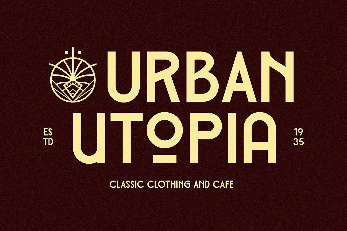 Metrovan - Art Deco Style, a Sans Serif Font by Novitype (Photo 8 of 11)