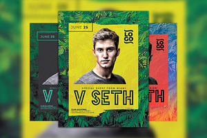 EDM DJ Poster Template