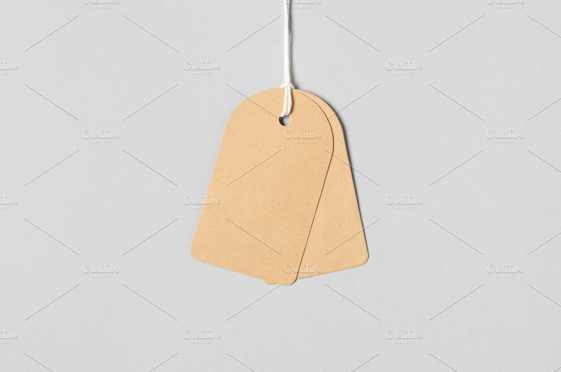 Clothing tag, gift tag mockup, JPEG, a Holiday Photo by Shablon