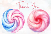 Soft Girly Round Shapes Clipart, an Illustration by RobertsArt (Thumbnail 5 of 7)
