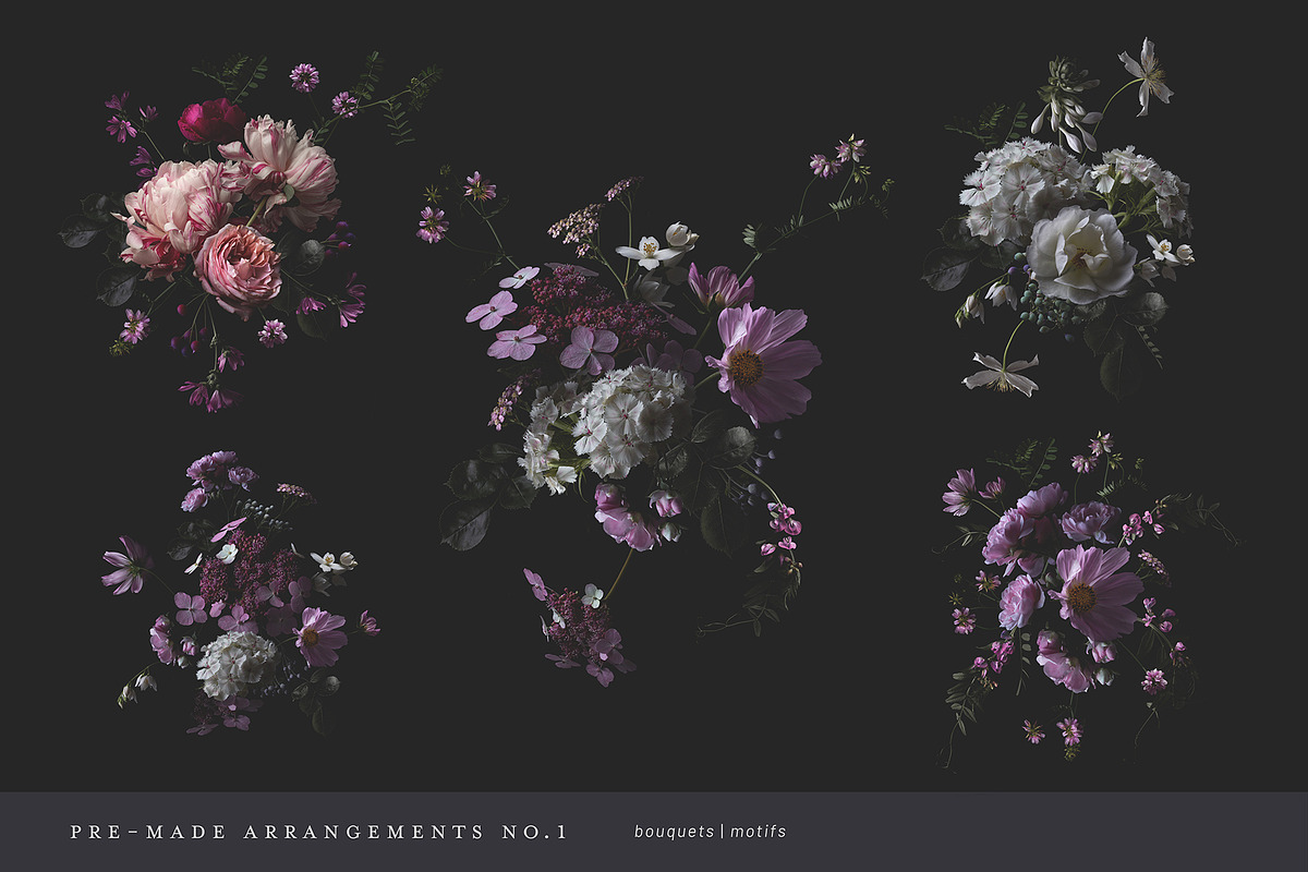 Nocturne - a dark floral collection, a Graphic by Anja Kaiser (Photo 4 of 13)