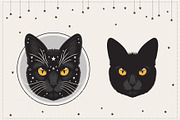 Halloween Witch, Cat, Bat Character, a Decorative Illustration by Imaginary Party (Thumbnail 5 of 10)