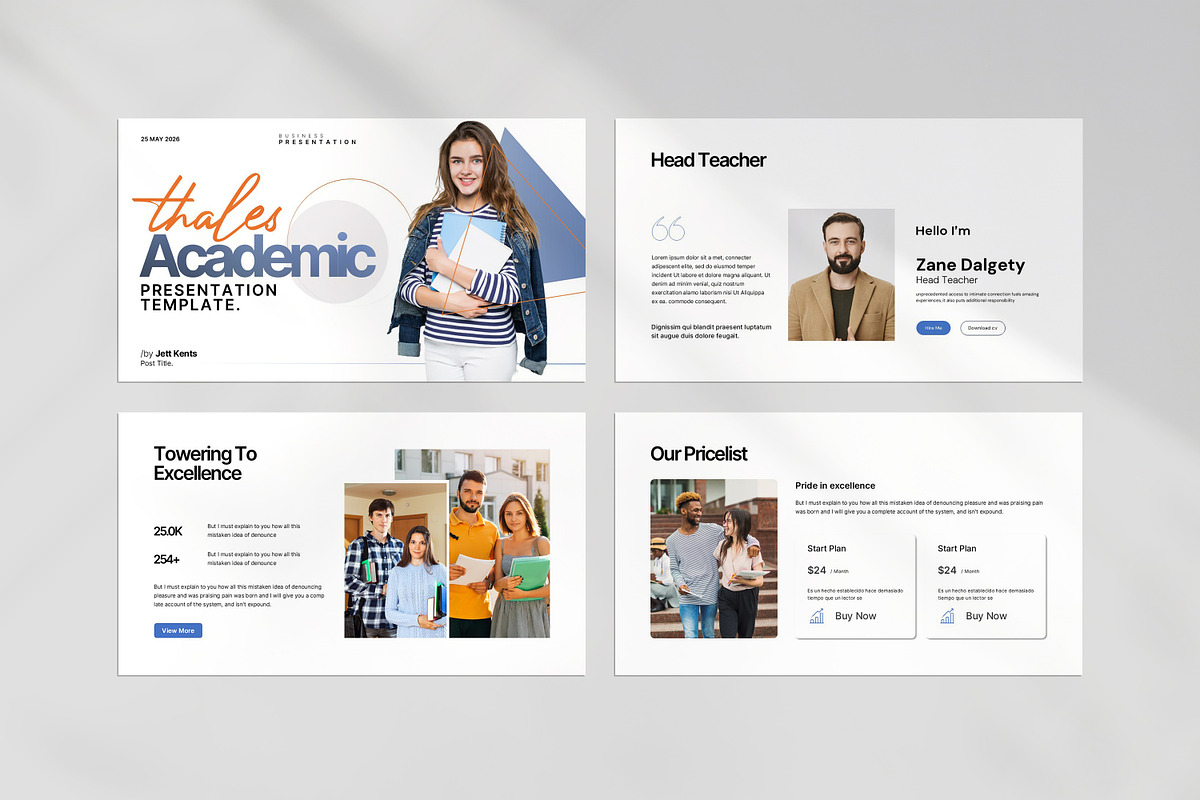 Thales Academic Presentation, a Presentation Template by evgenystudio (Photo 4 of 8)